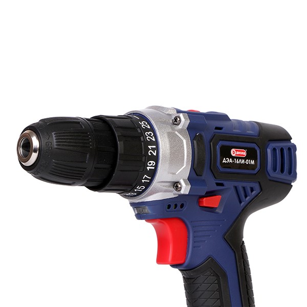 Дрель-шуруповерт ручная электрическая аккумуляторная, 16 В, 0-350/0-1200 об/мин, 38 Нм