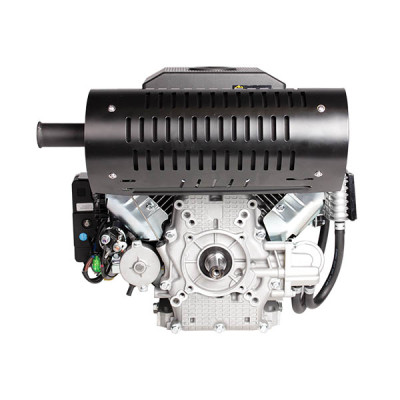 Двигатель бензин., с гор.валом 21л.с.,678 см3, диам. 25 мм. шпонка, эл.старт., выход 12В/300Вт