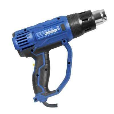 Фен строительный KATANA FS5001 LED (2000 Вт, 2 скор.,60-350/60-600°С,плавная. рег.300/500л/мин,кейс)