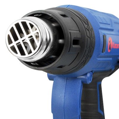 Фен строительный KATANA FS5001 LED (2000 Вт, 2 скор.,60-350/60-600°С,плавная. рег.300/500л/мин,кейс)