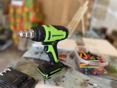 Фен строительный аккумуляторный Greenworks G24HG 24V (без АКБ и ЗУ)