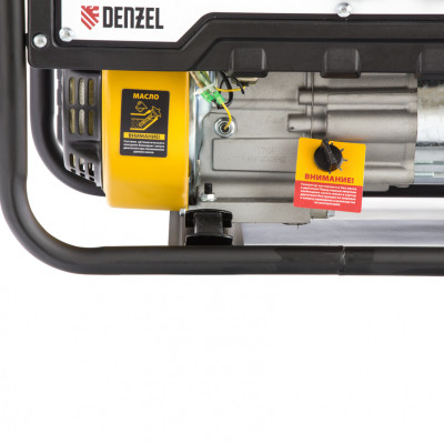 Генератор бензиновый PS-33, 3,3 кВт, 230В, 15л, ручной стартер// Denzel