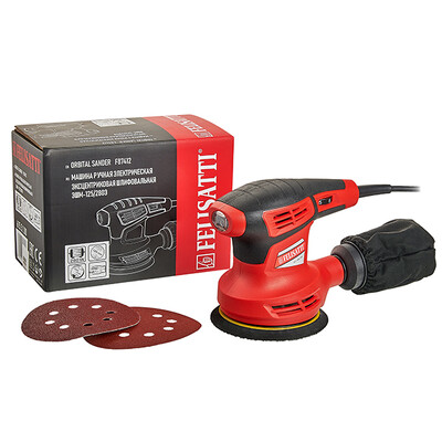 Эксцентриковая шлифовальная машина 125/280, 280 Вт, 6000-13000 об/мин, Ø125 мм, эксцентриситет 2 мм
