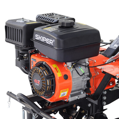 Культиватор SKIPER SP-860S (8 л.с., без ВОМ, пон.передача 3+1, большой бак и глушитель, без колёс)