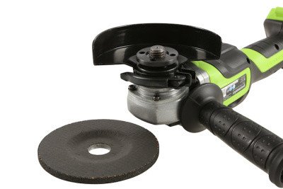 Угловая шлифовальная машина аккумуляторная Greenworks 24V GD24AGK2 (1хАКБ 2 Ач и ЗУ) в сумке