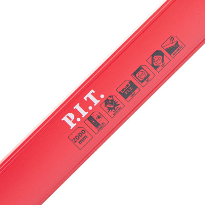 HSPL02-2000, Уровень пузырьковый магнитный P.I.T. ADVANCE HSPL02-2000 (2000мм, 3 капсулы, коробчатый,1мм/м)