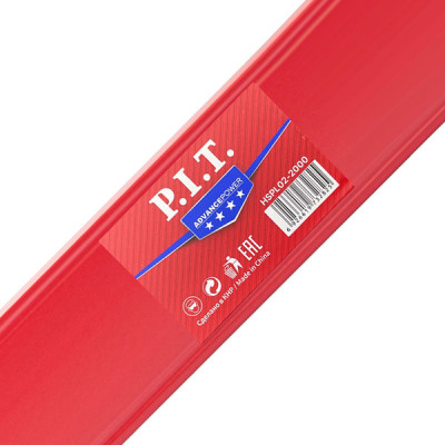 HSPL02-2000, Уровень пузырьковый магнитный P.I.T. ADVANCE HSPL02-2000 (2000мм, 3 капсулы, коробчатый,1мм/м)