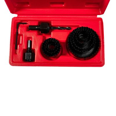 Набор кольцевых пил по дереву P.I.T. 11шт, 19-64 мм