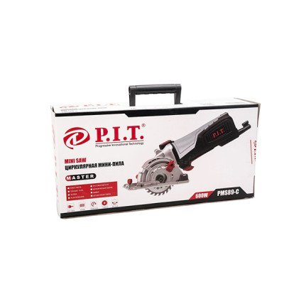Мини-пила циркулярная, 600Вт, 5500об/мин, диск 89мм, глуб.проп. 28,5мм, 3диска, упоры