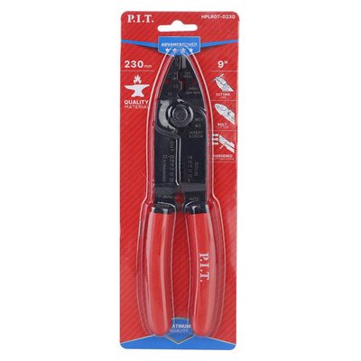 Стриппер многофункциональный P.I.T. ADVANCE HPLR07-0230 (230мм, зачистка проводов, обжим)