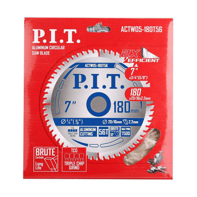 Диск пильный по алюминию P.I.T. 180x20/16x1,6 мм 56T