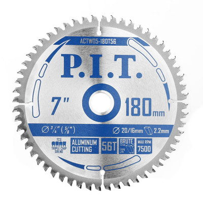 Диск пильный по алюминию P.I.T. 180x20/16x1,6 мм 56T