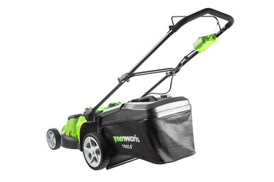 Газонокосилка аккумуляторная Greenworks 40V G40LM49DBK4 TwinForce (1хАКБ 4Ач и ЗУ) 49см