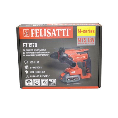 Аккумуляторный перфоратор (картон, без аккум), М-серия