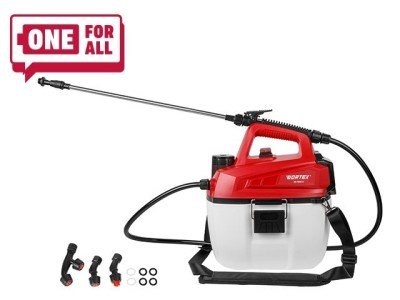 Аккум. опрыскиватель WORTEX KS 1020 Li в кор. ALL1 XLT SOLO 18В, 5 л