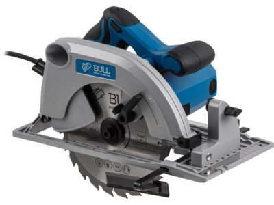 Циркулярная пила BULL KS 1901 в кор. 1500 Вт, 190х30 мм, до 66 мм