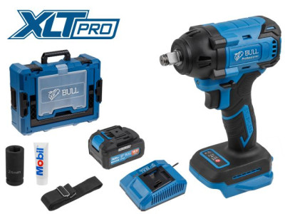 Аккум. ударный гайковерт BULL SC 1804 в чем. XLTpro БЕСЩЕТ., 18 В, 400 Н*м, 1/2", 1х4 А*ч, з/у 4 А
