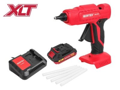 Аккум. клеевой пистолет WORTEX CGG 1118 в кор. ALL1 XLT с акб и з/у SET 18В, 11 мм