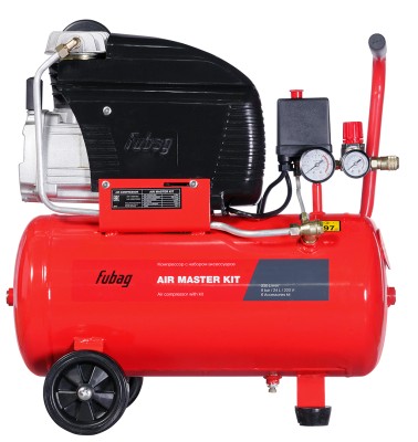 Компрессор масляный коаксиальный FUBAG AIR MASTER KIT ( + 6 предметов)