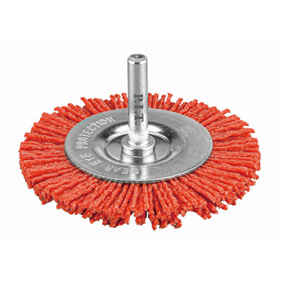 Щетка нейлоновая дисковая P.I.T. 100x1,2мм хвостовик 6 мм