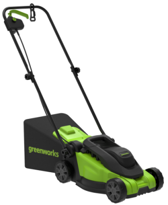 Газонокосилка электрическая Greenworks GD1200LM32 1200Вт 32см