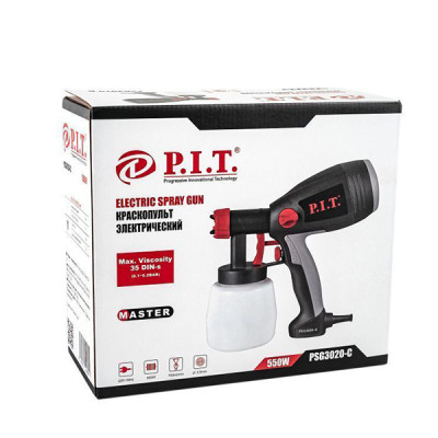 Краскораспылитель, 550Вт, расход 700мл/мин, сопло 2,5 мм, бачок 800 мм, SDS разъем