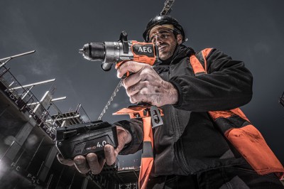 Дрель-шуруповерт ударная аккумуляторная бесщеточная AEG BSB18C3BL-X02C