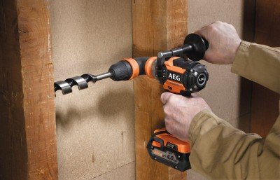 Дрель-шуруповерт ударная аккумуляторная бесщеточная AEG BSB18CBL-0 (без батареи)