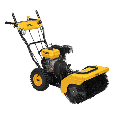 Гибридная снегоуборочная машина с функц. подметания SWB-600, 212 сс, руч. старт, 2 насадки// Denzel