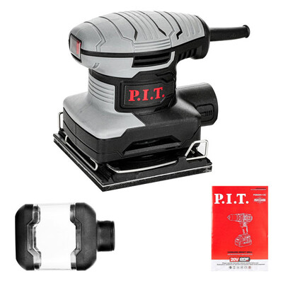 Вибрационная шлифмашина, 240 Вт, подошва 100х110 мм, 14000 ход/мин