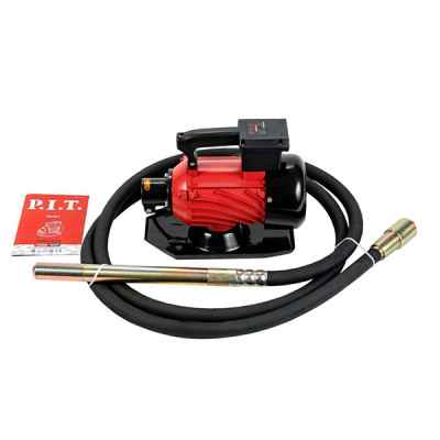 Вибратор электрический стационарный для бетона, 1500 Вт, 4 м длина булавы