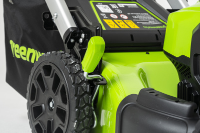 Газонокосилка аккумуляторная Greenworks 40V GD40LM48SP (1хАКБ 4 Ач и ЗУ) 48 см самоходная