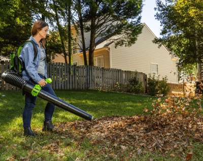 Воздуходув аккумуляторный ранцевый Greenworks 40V GD40BPG2 бесщеточный (без АКБ и ЗУ)