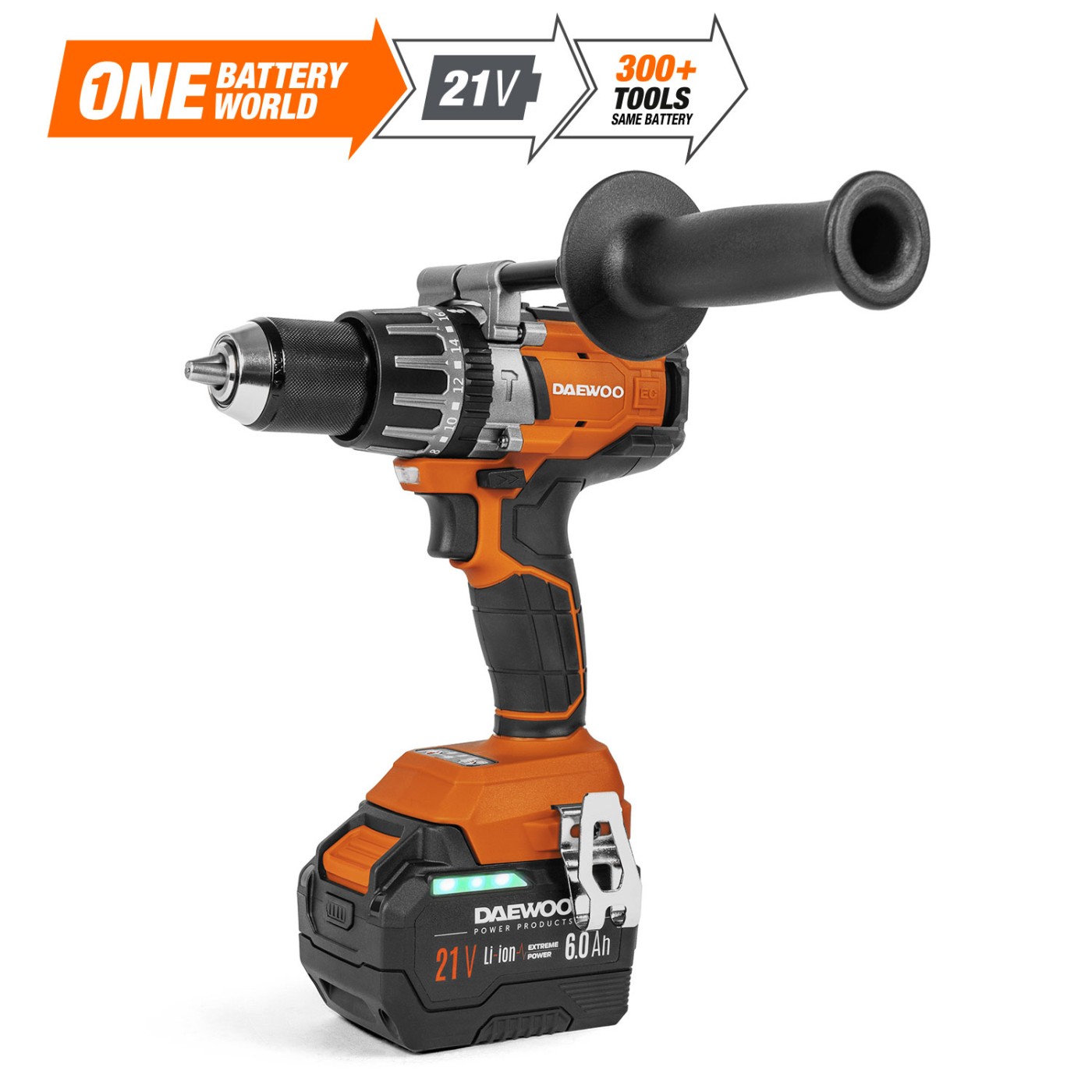 Дрель-шуруповерт ударная аккумуляторная DAEWOO DAA 2161Li