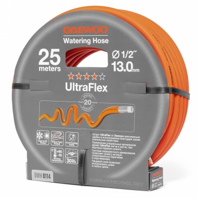 Шланг UltraFlex диаметр 1/2 " (13мм), длина 25м DAEWOO DWH 8114