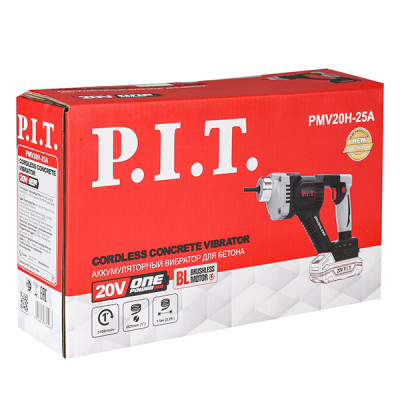 Вибратор для бетона аккум. SOLO, 20В, Ø25мм, 3100об/мин, 6200вибр/мин, булава1,5м