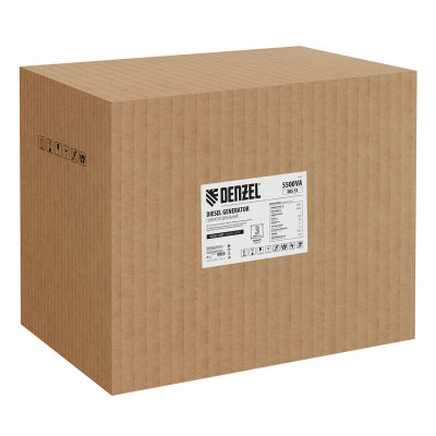 Генератор дизельный DES-55, 5,5 кВт, 230 В, 11 л, ручной стартер// Denzel