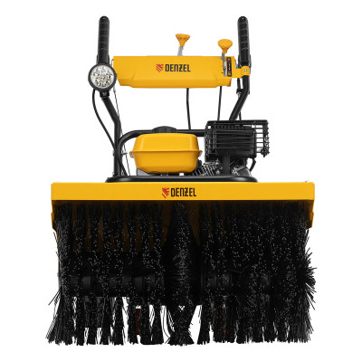 Гибридная снегоуборочная машина с функц. подметания SWB-600, 212 сс, руч. старт, 2 насадки// Denzel