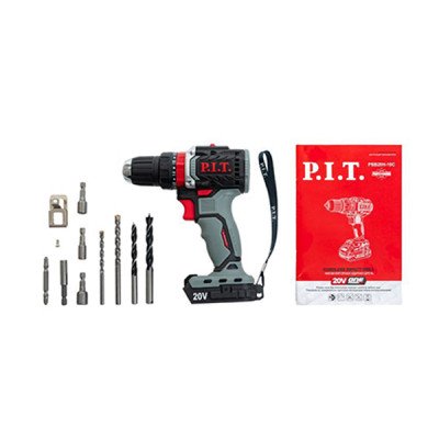 Дрель ударная бесщеточная аккумуляторная X-DRIVER SOLO, 20 В, 40 Нм, патрон 10 мм, 2 ск, коробка