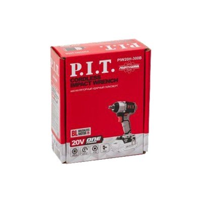 Гайковерт ударный бесщеточный аккумуляторный, Li-ion, 20В., 300 Нм., 0-1200/0-1900/0-2400 об/мин, без АКБ и ЗУ