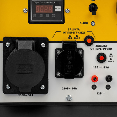 Генератор дизельный DES-55, 5,5 кВт, 230 В, 11 л, ручной стартер// Denzel