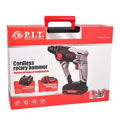 Перфоратор аккумуляторный, 20В, 16 мм, 1,2 Дж,0-750 об/мин, 0-5500 уд/мин, 1 АКБ и ЗУ