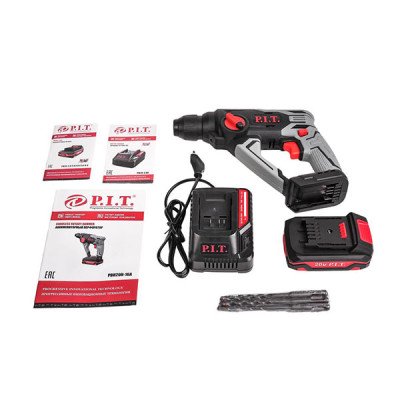 Перфоратор аккумуляторный, 20В, 16 мм, 1,2 Дж,0-750 об/мин, 0-5500 уд/мин, 1 АКБ и ЗУ