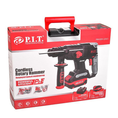 Перфоратор аккумуляторный, 20 В, 1,5 Дж, 0-1150 об/мин, 0-5500 уд/мин, 1 АКБ и ЗУ