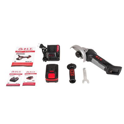 Машина шлифовальная аккумуляторная угловая, Li-ion,20В., 125мм., 8500 об/мин., 1акб, Li-ion, 4Ач, ЗУ, 3А, кейс