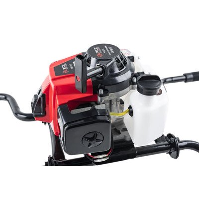 Мотобур 2-х тактный, 2,2 кВт, об/двиг 63 см, 8000 об/мин, четырех-ручный, бак 1.2л