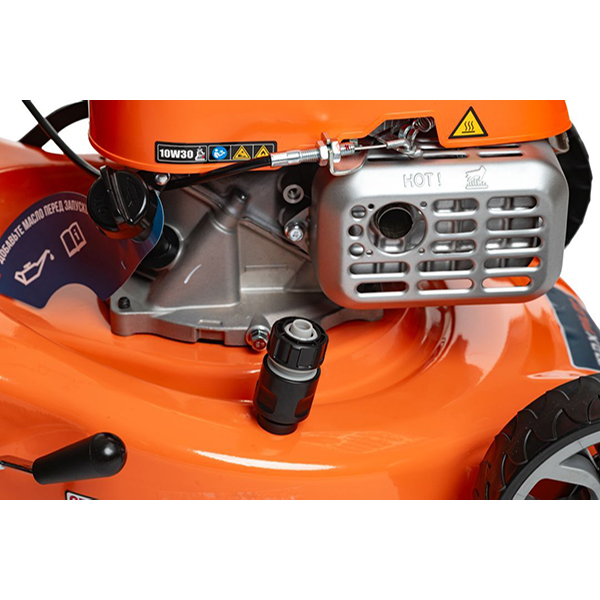 Газонокосилка бензиновая, самоход.4 лс, диам. кош 410 мм,высот кош 25-75 мм,45 л