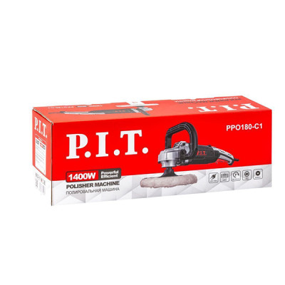 Шлифмашина полировочная, 1,4 кВт, 600-3500 об/мин, 180 мм