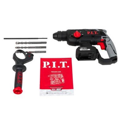 Перфоратор аккумуляторный, 20 В, 22 мм, 1,8 Дж, 0-1350 об/мин, 0-4700 уд/мин. Без АКБ и ЗУ.