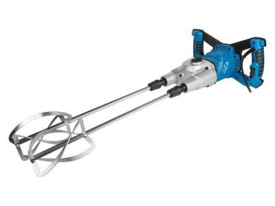 Миксер строительный BULL BM 1618 в кор. 1800 Вт, 2 венчика , 2 скор., HEX13, рег. об., кабель 4 м